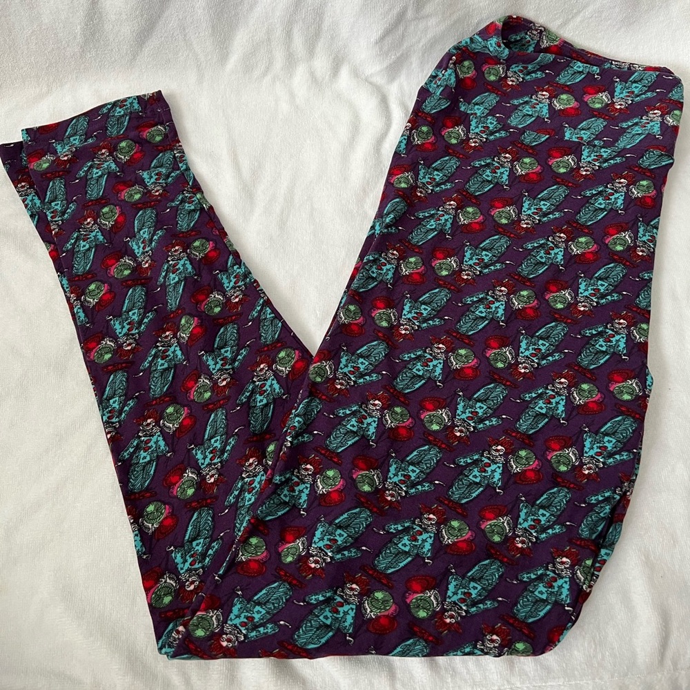 LuLaRoe Leggings, Clown Pattern